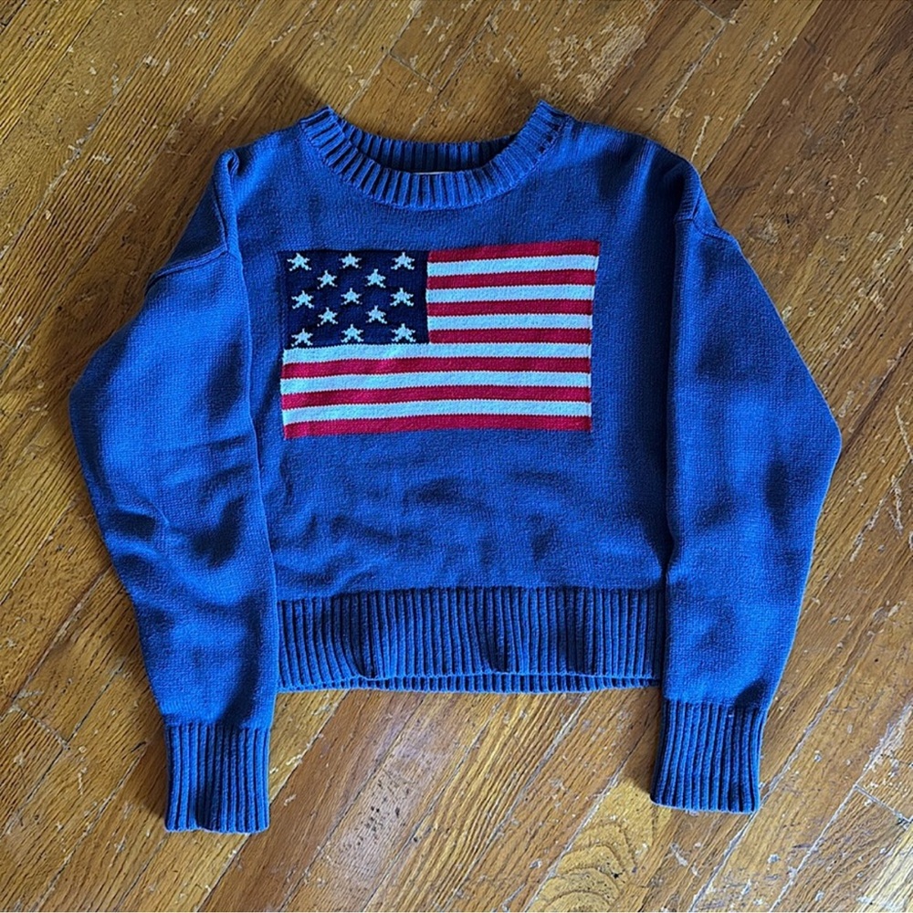 Old Navy American Flag Sweater
